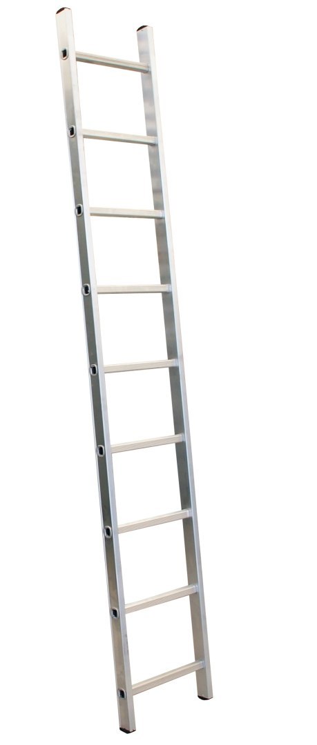 DRABINA ALUMINIOWA PRZYSTAWNA 239CM, 9 SZCZEBLI BRAKET DRABINA ALUMINIOWA PRZYSTAWNA 239CM, 9 SZCZEBLI BRAKET