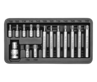 KOMPLET KLUCZY SPECJALNYCH 15CZ TORX YATO