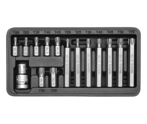 KOMPLET KLUCZY SPECJALNYCH 15CZ TORX YATO KOMPLET KLUCZY SPECJALNYCH 15CZ TORX YATO