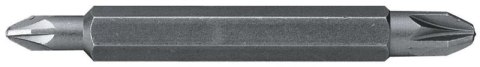 KOŃCÓWKA PHILLIPS DWUSTRONNA PH1&2 DŁUGA 60MM 10 SZTUK STANLEY KOŃCÓWKA PHILLIPS DWUSTRONNA PH1&2 DŁUGA 60MM 10 SZTUK STANLEY