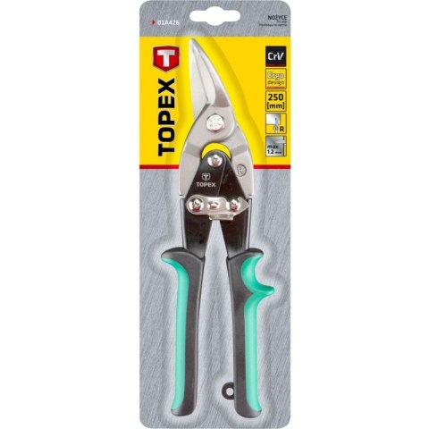 NOŻYCE DO BLACHY PRAWE 250MM TOPEX NOŻYCE DO BLACHY PRAWE 250MM TOPEX