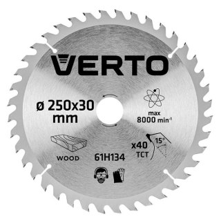 PIŁA 250*30MM 40Z VERTO