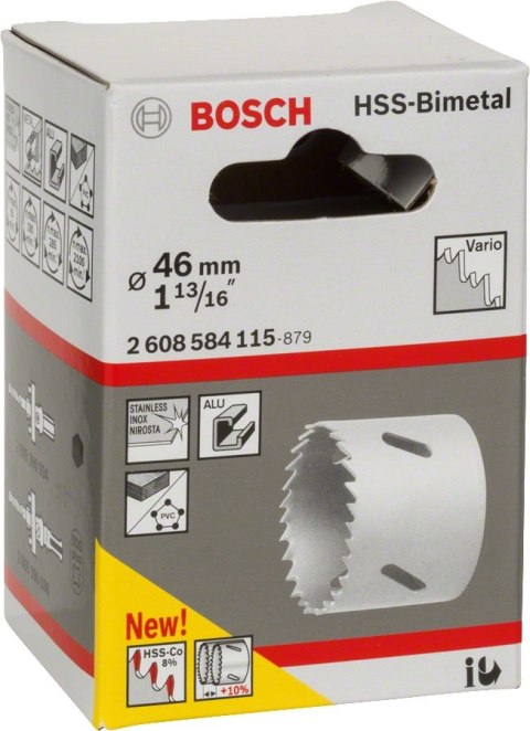 PIŁA OTWORNICA BIMETAL 46MM BOSCH PIŁA OTWORNICA BIMETAL 46MM BOSCH