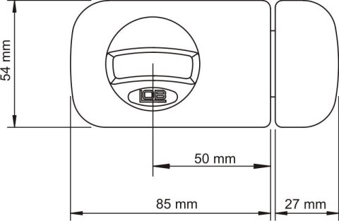 ZAMEK NAWIERZCHNIOWY 3 KLUCZE TB51 50MM BIAŁY LOB ZAMEK NAWIERZCHNIOWY 3 KLUCZE TB51 50MM BIAŁY LOB