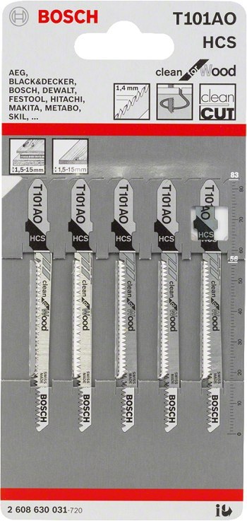 BRZESZCZOT DO WYRZYNARKI T101AO 5SZT. BOSCH BRZESZCZOT DO WYRZYNARKI T101AO 5SZT. BOSCH