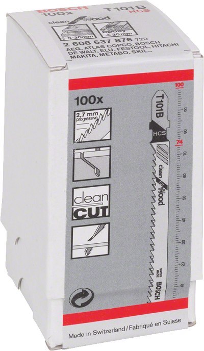 BRZESZCZOT DO WYRZYNARKI T101B 100SZT. BOSCH BRZESZCZOT DO WYRZYNARKI T101B 100SZT. BOSCH