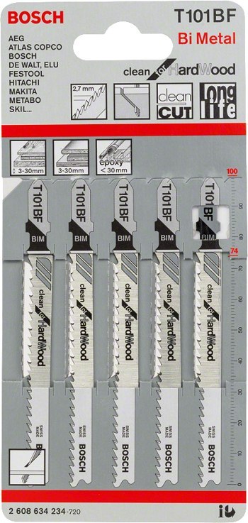 BRZESZCZOT DO WYRZYNARKI T101BF 5SZT. BOSCH BRZESZCZOT DO WYRZYNARKI T101BF 5SZT. BOSCH