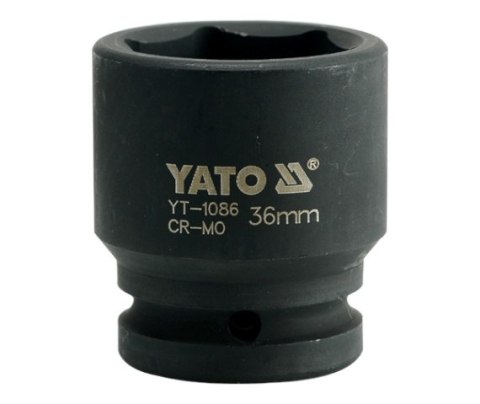 NASADKA KRÓTKA UDAROWA 6-KĄTNA 3/4'' 36MM YATO NASADKA KRÓTKA UDAROWA 6-KĄTNA 3/4'' 36MM YATO