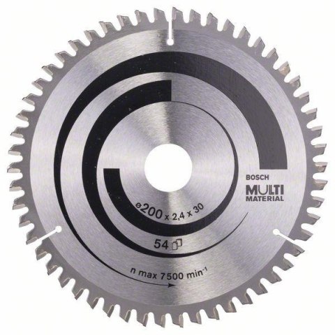 PIŁA TARCZOWA-H MULTI 200*2,4*30/Z54 BOSCH PIŁA TARCZOWA-H MULTI 200*2,4*30/Z54 BOSCH