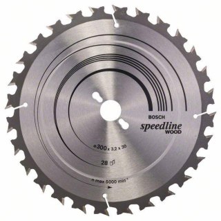 PIŁA TARCZOWA T SPEEDLINE WOOD 300*3,2*30/Z28 BOSCH