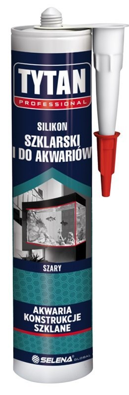 SILIKON SZKLARSKI I AKWARIOWY TYTAN 280ML BEZBARWNY TYTAN SILIKON SZKLARSKI I AKWARIOWY TYTAN 280ML BEZBARWNY TYTAN