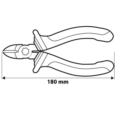 SZCZYPCE TNĄCE BOCZNE 180MM NEO SZCZYPCE TNĄCE BOCZNE 180MM NEO