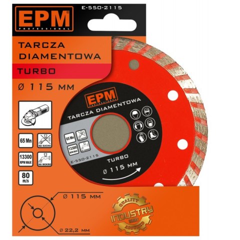 TARCZA DIAMENTOWA TURBO 230MM EPM TARCZA DIAMENTOWA TURBO 230MM EPM