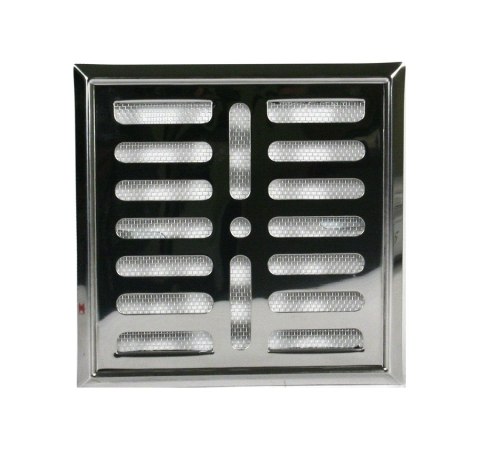 KRATKA METALOWA Z SZYLDEM NIERDZEWNYM 14*14CM I SIATKĄ UN KRATKA METALOWA Z SZYLDEM NIERDZEWNYM 14*14CM I SIATKĄ UN
