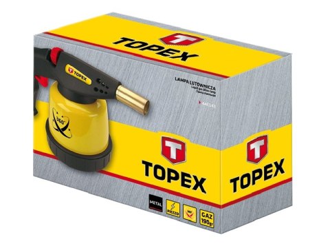 LAMPA LUTOWNICZA GAZOWA NA NABOJE 190G ZAPŁONNIK TOPEX LAMPA LUTOWNICZA GAZOWA NA NABOJE 190G ZAPŁONNIK TOPEX