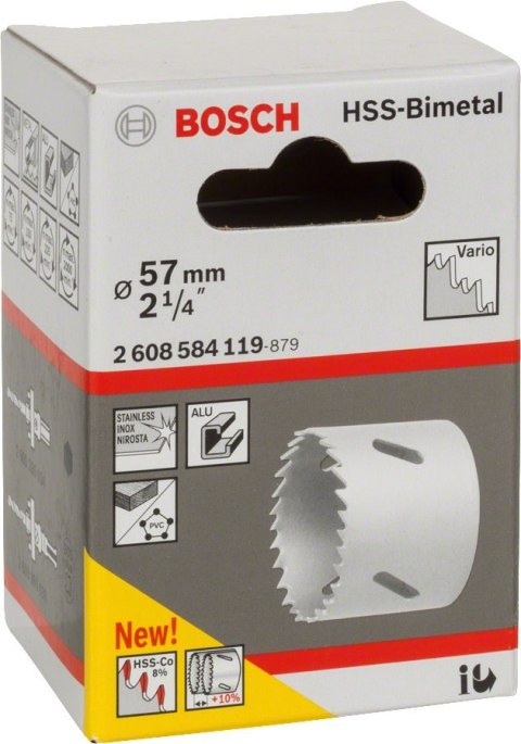 PIŁA OTWORNICA BIMETAL 57MM BOSCH PIŁA OTWORNICA BIMETAL 57MM BOSCH
