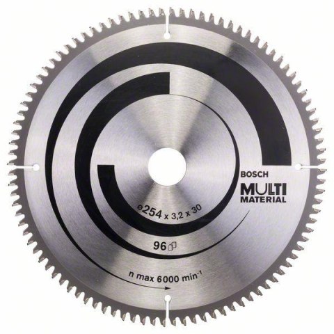PIŁA TARCZOWA-T MULTI 254*3,2/30Z96 BOSCH PIŁA TARCZOWA-T MULTI 254*3,2/30Z96 BOSCH
