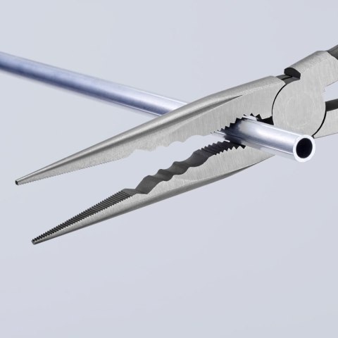 SZCZYPCE PŁASKIE MONTAŻOWE Z PROFILEM POPRZECZNYM 280MM KNIPEX SZCZYPCE PŁASKIE MONTAŻOWE Z PROFILEM POPRZECZNYM 280MM KNIPEX