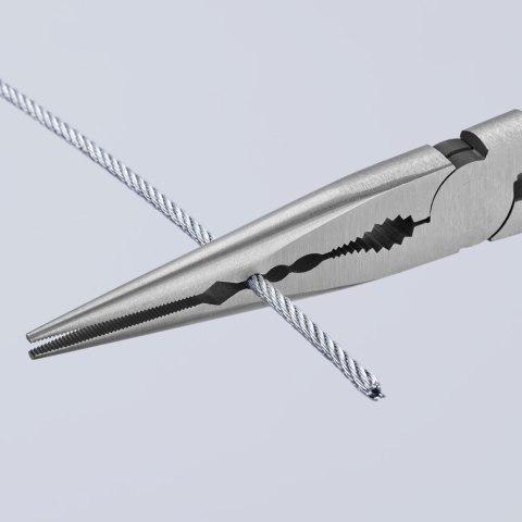 SZCZYPCE PŁASKIE MONTAŻOWE Z PROFILEM POPRZECZNYM 280MM KNIPEX SZCZYPCE PŁASKIE MONTAŻOWE Z PROFILEM POPRZECZNYM 280MM KNIPEX