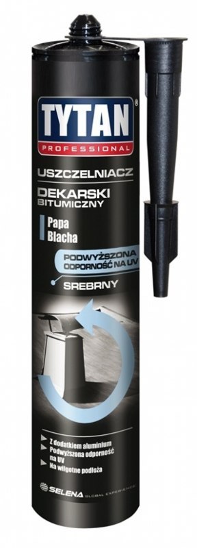 USZCZELNIACZ DEKARSKI TYTAN 280ML SREBRNY TYTAN