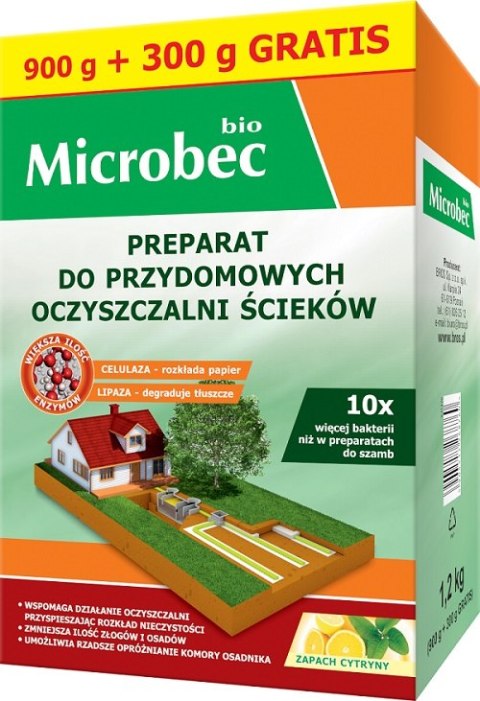 AKTYWATOR DO OCZYSZCZALNI - MICROBEC BIO 1200G BROS AKTYWATOR DO OCZYSZCZALNI - MICROBEC BIO 1200G BROS