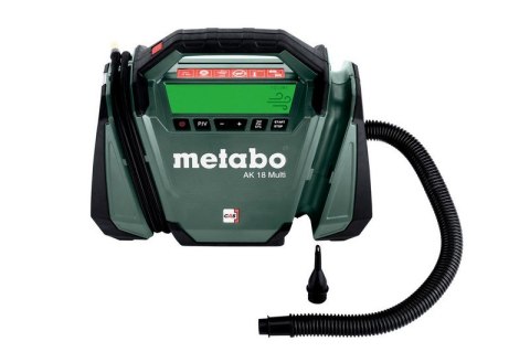 KOMPRESOR BEZOLEJOWY AKUMULATOROWY 18V AK 18 MULTI 0*AH METABO KOMPRESOR BEZOLEJOWY AKUMULATOROWY 18V AK 18 MULTI 0*AH METABO