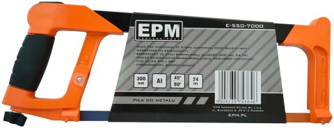 PIŁA DO METALU Z BRZESZCZOTEM BIMETALOWYM 2 POZYCYJNA 300MM EPM PIŁA DO METALU Z BRZESZCZOTEM BIMETALOWYM 2 POZYCYJNA 300MM EPM