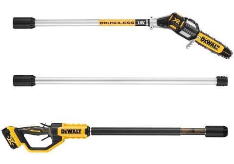 PILARKA ŁAŃCUCHOWA AKUMULATOROWA NA WYSIĘGNIKU 18V 1*5.0AH DEWALT PILARKA ŁAŃCUCHOWA AKUMULATOROWA NA WYSIĘGNIKU 18V 1*5.0AH DEWALT