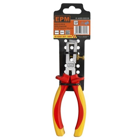 SZCZYPCE DO ŚCIĄGANIA IZOLACJI IZOLOWANE 1000V 160MM EPM SZCZYPCE DO ŚCIĄGANIA IZOLACJI IZOLOWANE 1000V 160MM EPM