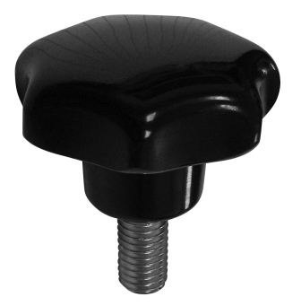 UCHWYT BAKELITOWY Z TRZPIENIEM CZARNY M12*30MM HSI UCHWYT BAKELITOWY Z TRZPIENIEM CZARNY M12*30MM HSI