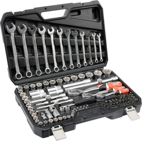 ZESTAW NARZĘDZIOWY 1/4'' 3/8'' 1/2'' 111CZĘŚCI XL YATO ZESTAW NARZĘDZIOWY 1/4'' 3/8'' 1/2'' 111CZĘŚCI XL YATO