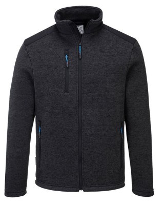 BLUZA Z POLARU KX3 T830 SZARA ROZMIAR XL PORTWEST