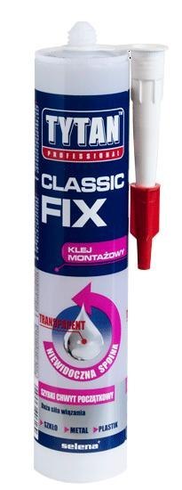 KLEJ MONTAŻOWY TYTAN CLASSICFIX 290ML TYTAN KLEJ MONTAŻOWY TYTAN CLASSICFIX 290ML TYTAN