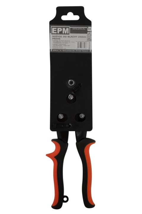 NOŻYCE DO BLACHY CR-V PRAWE 250 EPM NOŻYCE DO BLACHY CR-V PRAWE 250 EPM