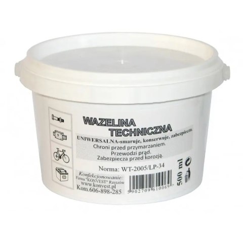 WAZELINA TECHNICZNA 0,5L UN WAZELINA TECHNICZNA 0,5L UN
