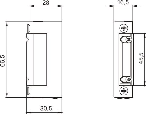 ZACZEP ELEKTROMAGNETYCZNY BEZ WYŁĄCZNIKA LOB ZACZEP ELEKTROMAGNETYCZNY BEZ WYŁĄCZNIKA LOB