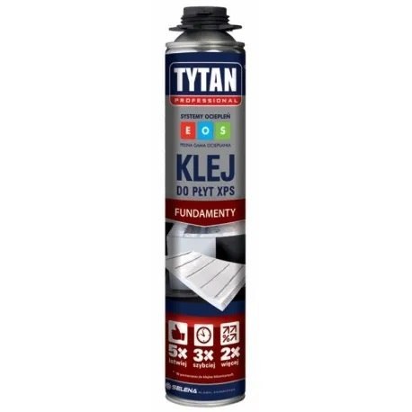 KLEJ DO PŁYT STYROPIANOWYCH XPS 750ML TYTAN KLEJ DO PŁYT STYROPIANOWYCH XPS 750ML TYTAN