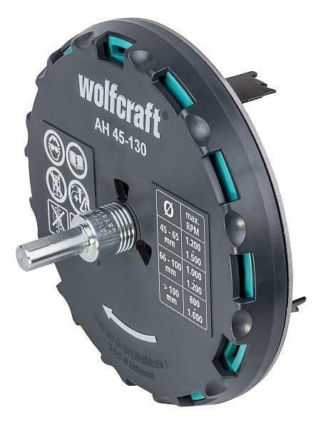 OTWORNICA REGULOWANA 45-130MM WOLFCRAFT OTWORNICA REGULOWANA 45-130MM WOLFCRAFT