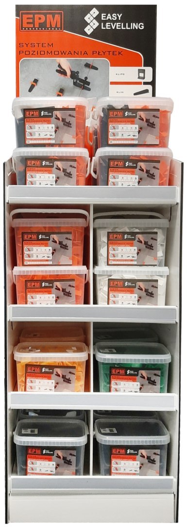 SYSTEM UKŁADANIA PŁYTEK EASY LEVELING 200 KLIPSÓW 3MM EPM SYSTEM UKŁADANIA PŁYTEK EASY LEVELING 200 KLIPSÓW 3MM EPM