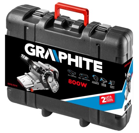 SZLIFIERKA TAŚMOWA 800W PAS 75*457 GRAPHITE SZLIFIERKA TAŚMOWA 800W PAS 75*457 GRAPHITE