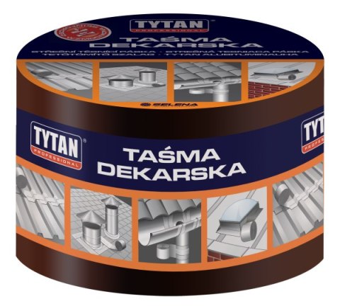 TAŚMA USZCZELNIAJĄCA DEKARSKA 10CM*10MB BRĄZOWA TYTAN TAŚMA USZCZELNIAJĄCA DEKARSKA 10CM*10MB BRĄZOWA TYTAN