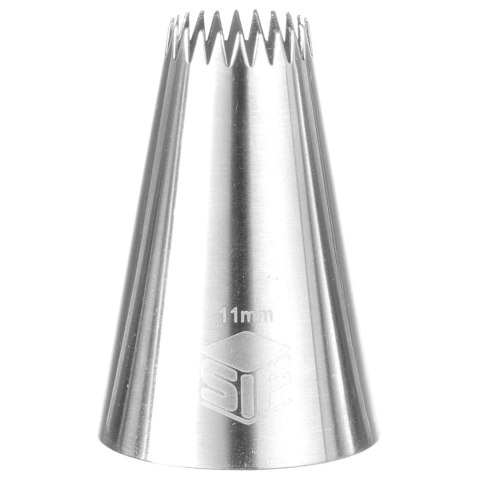 Końcówka tylka do rękawa cukierniczego do dekoracji GWIAZDKA FRANCUSKA 11mm - HENDI 551226 Końcówka tylka do rękawa cukierniczego do dekoracji GWIAZDKA FRANCUSKA 11mm - HENDI 551226