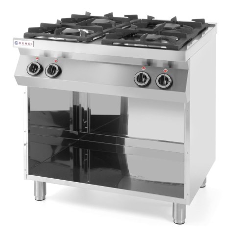 Kuchnia gazowa 4-palnikowa Kitchen Line na podstawie otwartej szer. 800mm gł. 700mm Kuchnia gazowa 4-palnikowa Kitchen Line na podstawie otwartej szer. 800mm gł. 700mm