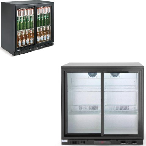 Lodówka barowa na napoje 2-drzwiowa szer. 90cm 228L Lodówka barowa na napoje 2-drzwiowa szer. 90cm 228L