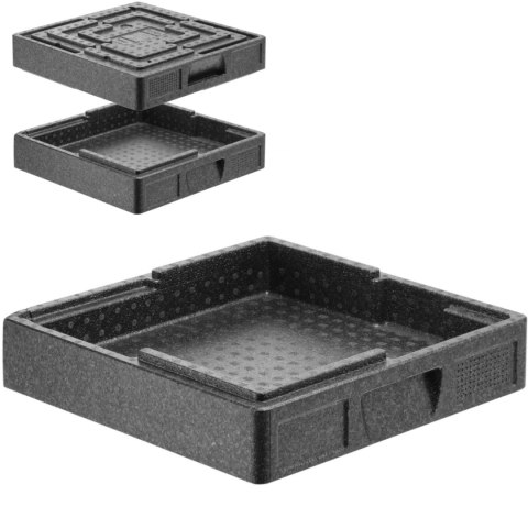 Pojemnik cateringowy termiczny do przewożenia żywności SALTO wew. 35x35x4.5cm 5L Pojemnik cateringowy termiczny do przewożenia żywności SALTO wew. 35x35x4.5cm 5L