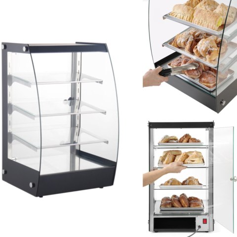 Witryna neutralna samoobsługowa do prezentacji i wydawania potraw LED szer. 415mm Witryna neutralna samoobsługowa do prezentacji i wydawania potraw LED szer. 415mm