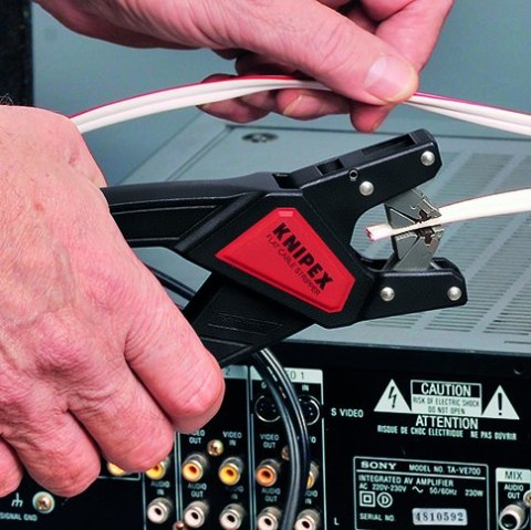 AUTOMATYCZNE SZCZYPCE DO ŚCIĄGANIA IZOLACJI KNIPEX AUTOMATYCZNE SZCZYPCE DO ŚCIĄGANIA IZOLACJI KNIPEX