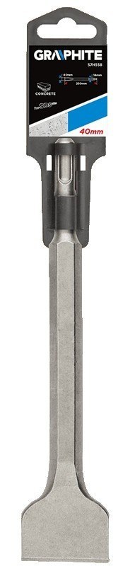 DŁUTO SDS PLUS 40*14*250MM GRAPHITE