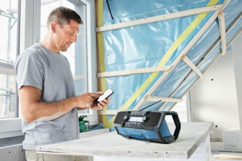 RADIO AKUMULATOROWE GPB 18V-2 C FM BLUETOOTH 0*AH BOSCH RADIO AKUMULATOROWE GPB 18V-2 C FM BLUETOOTH 0*AH BOSCH