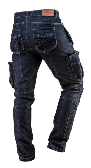 SPODNIE ROBOCZE 5-KIESZENIOWE DENIM ROZMIAR M NEO